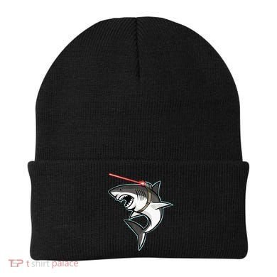 Shark with Laser Beam Premium Beanie