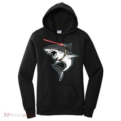 Shark with Laser Beam Premium Women's Hoodie