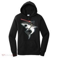 Shark with Laser Beam Premium Women's Hoodie thumb 0