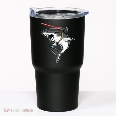 Shark with Laser Beam Premium Tumbler