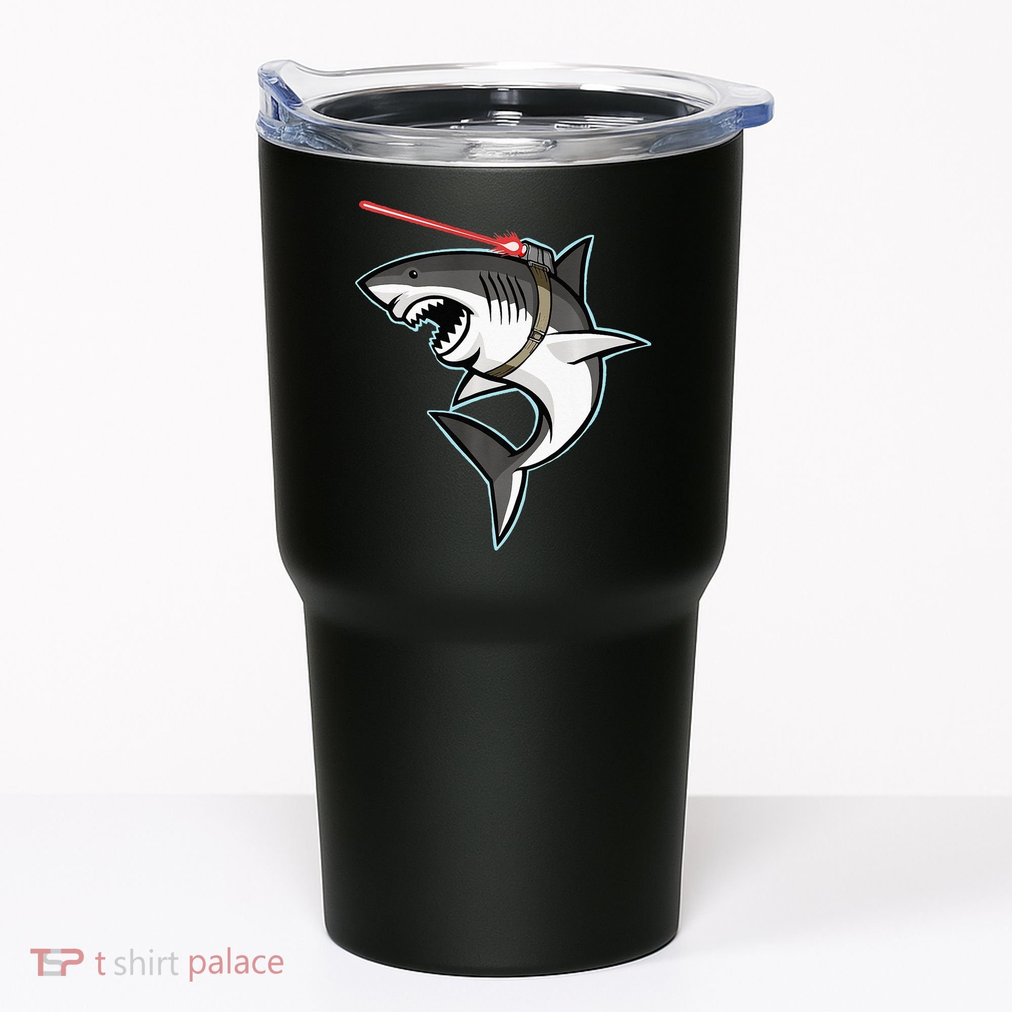 Shark with Laser Beam Premium Tumbler