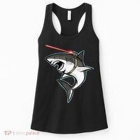 Shark with Laser Beam Premium Women's Tank Top thumb 0