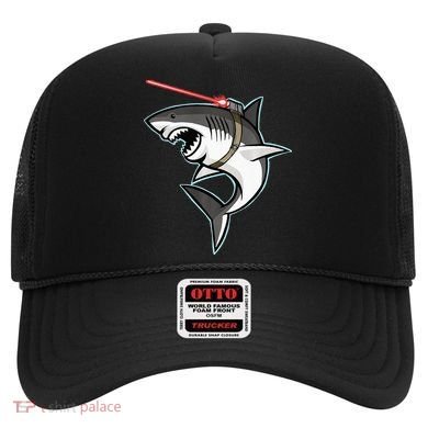 Shark with Laser Beam Premium Hat