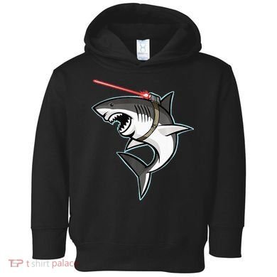 Shark with Laser Beam Premium Toddler Hoodie