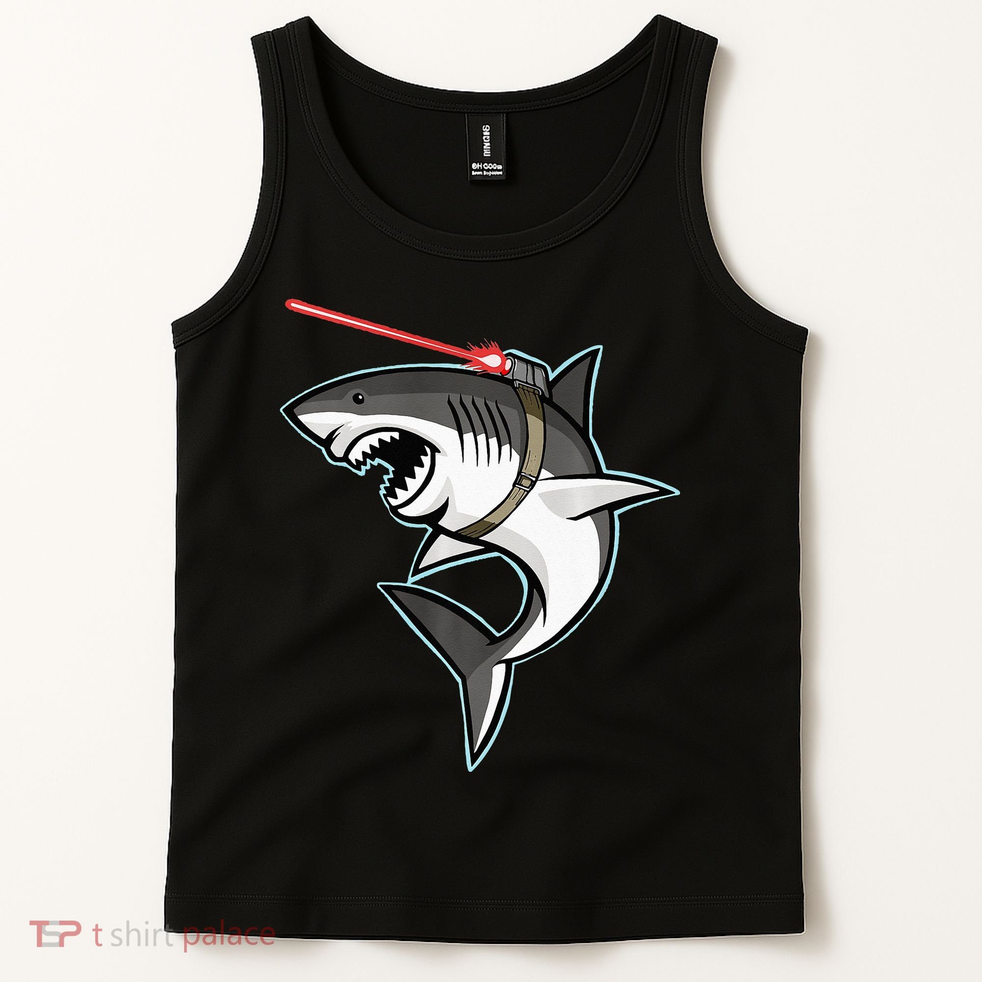 Shark with Laser Beam Premium Tank Top