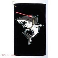 Shark with Laser Beam Premium Golf Towel thumb 0