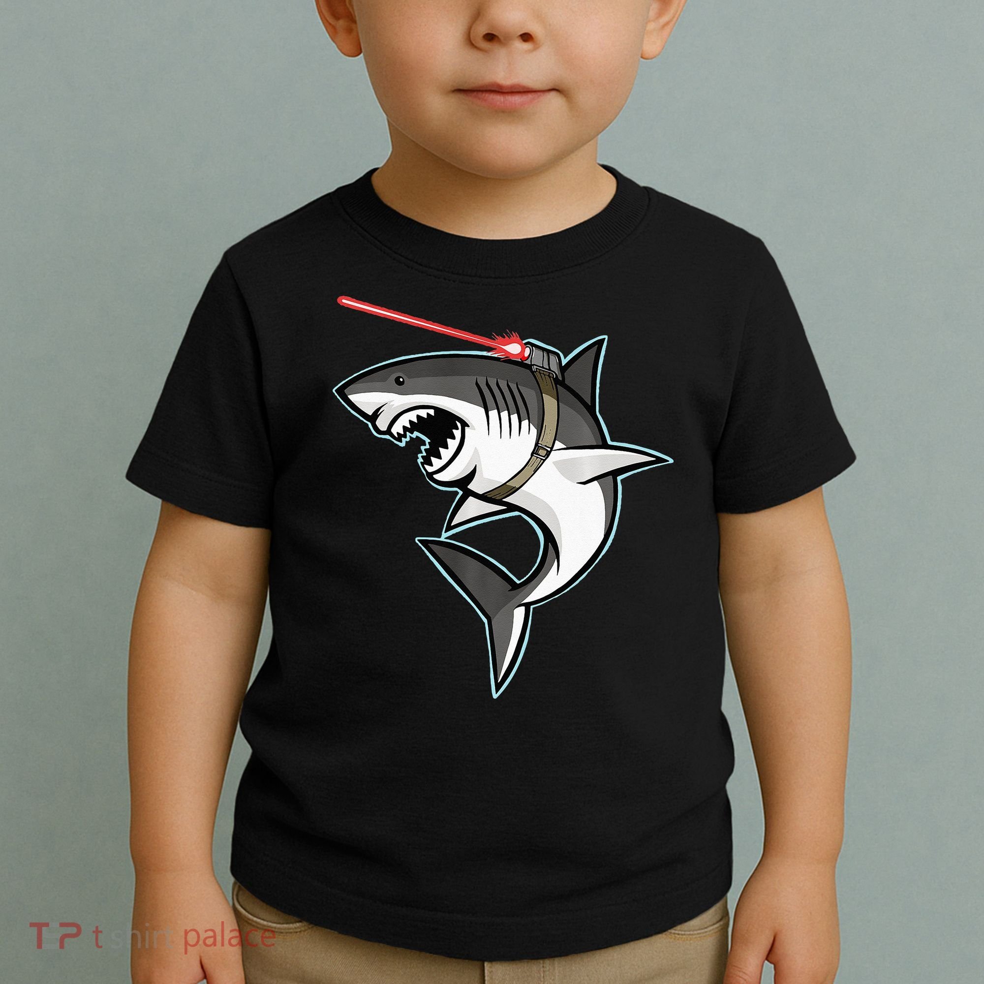 Shark with Laser Beam Premium Toddler T-Shirt