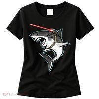Shark with Laser Beam Premium Women's T-Shirt thumb 0