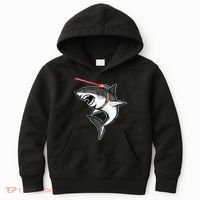 Shark with Laser Beam Premium Kids Hoodie thumb 0