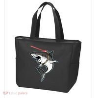 Shark with Laser Beam Premium Tote Bag thumb 3