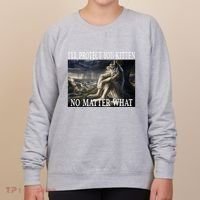 Sitting Wolf Literally Me Werewolf Ripping Meme Alpha Wolf Women's Sweatshirt thumb 0