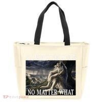 Sitting Wolf Literally Me Werewolf Ripping Meme Alpha Wolf Tote Bag thumb 0