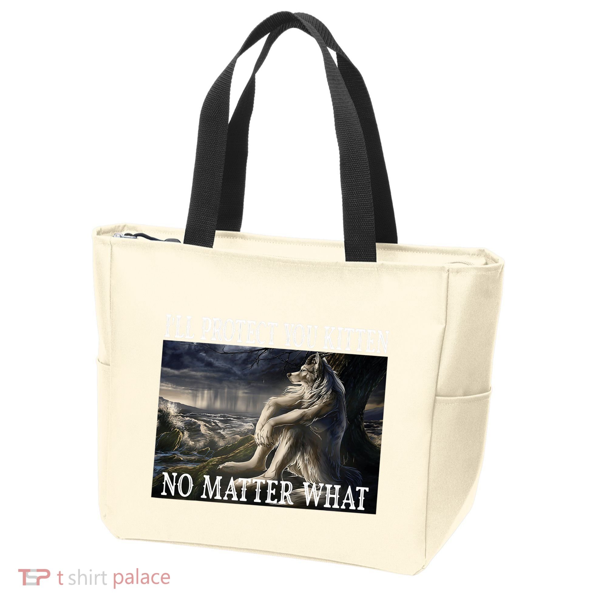 Sitting Wolf Literally Me Werewolf Ripping Meme Alpha Wolf Tote Bag