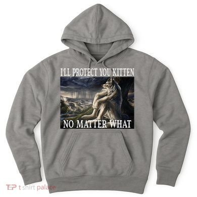 Sitting Wolf Literally Me Werewolf Ripping Meme Alpha Wolf Hoodie