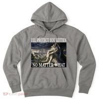 Sitting Wolf Literally Me Werewolf Ripping Meme Alpha Wolf Hoodie thumb 0