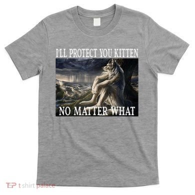 Sitting Wolf Literally Me Werewolf Ripping Meme Alpha Wolf T-Shirt