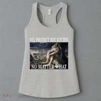 Sitting Wolf Literally Me Werewolf Ripping Meme Alpha Wolf Women's Tank Top thumb 3