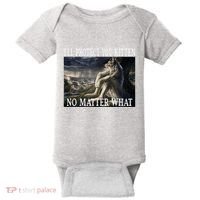 Sitting Wolf Literally Me Werewolf Ripping Meme Alpha Wolf Baby Bodysuit thumb 0