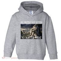 Sitting Wolf Literally Me Werewolf Ripping Meme Alpha Wolf Toddler Hoodie thumb 0
