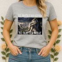 Sitting Wolf Literally Me Werewolf Ripping Meme Alpha Wolf Women's T-Shirt thumb 2