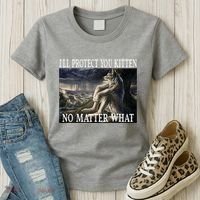 Sitting Wolf Literally Me Werewolf Ripping Meme Alpha Wolf Women's T-Shirt thumb 3