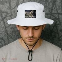 Sitting Wolf Literally Me Werewolf Ripping Meme Alpha Wolf Bucket Hat thumb 2