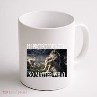 Sitting Wolf Literally Me Werewolf Ripping Meme Alpha Wolf Coffee Mug thumb 1
