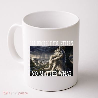Sitting Wolf Literally Me Werewolf Ripping Meme Alpha Wolf Coffee Mug