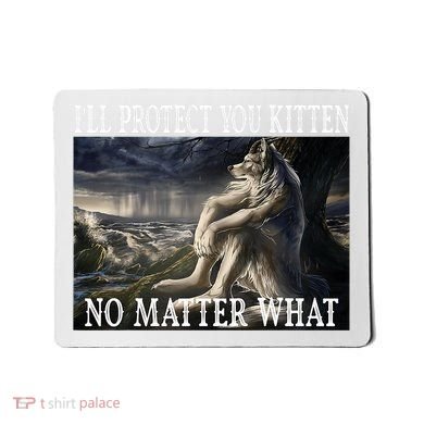 Sitting Wolf Literally Me Werewolf Ripping Meme Alpha Wolf Mousepad