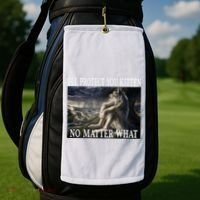 Sitting Wolf Literally Me Werewolf Ripping Meme Alpha Wolf Golf Towel thumb 2