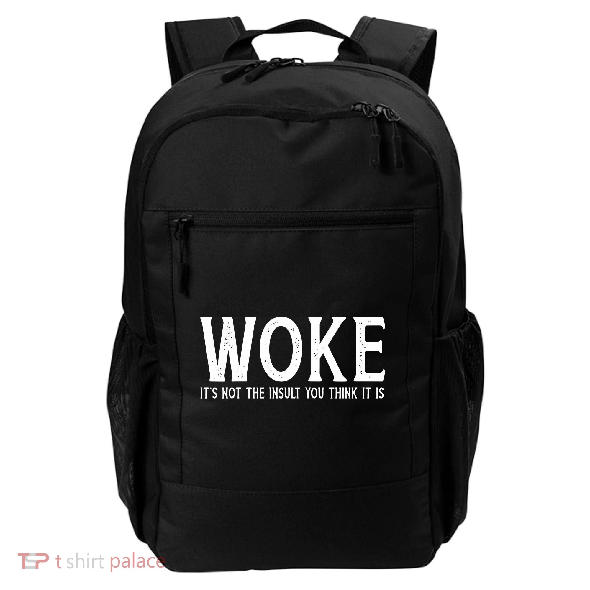 Stay Woke Liberal Backpack
