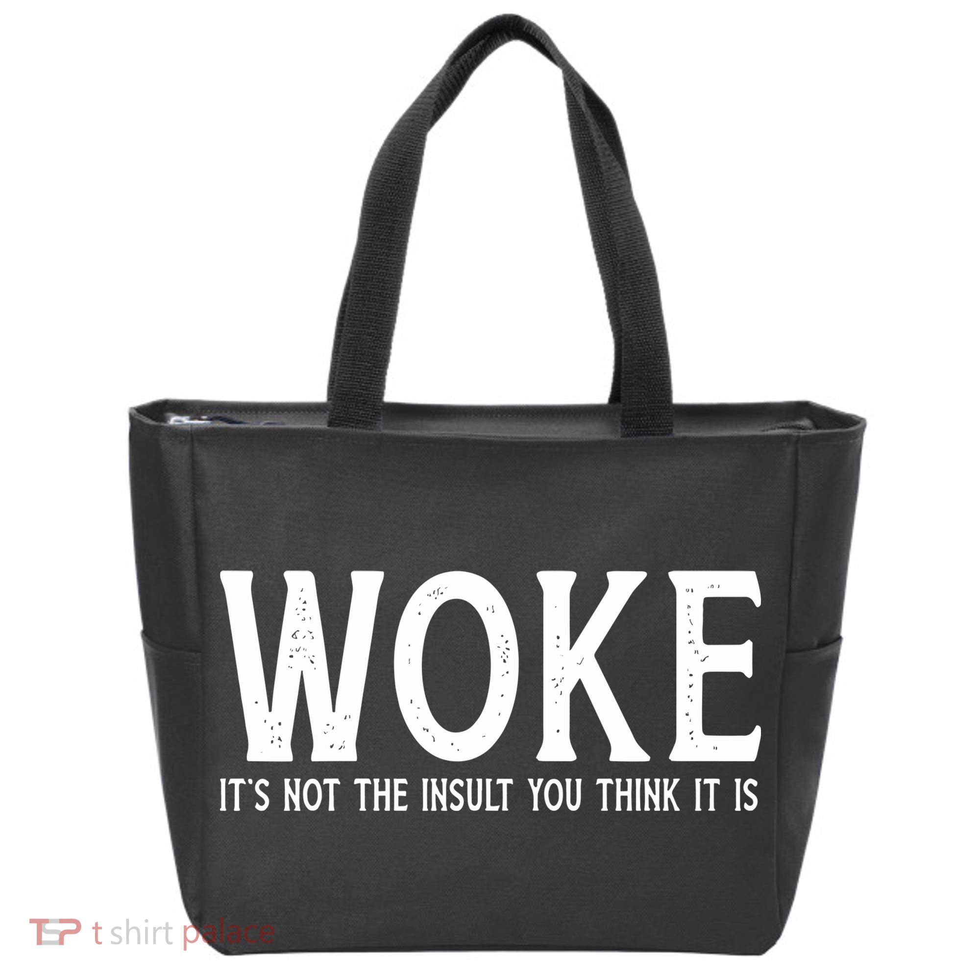 Stay Woke Liberal Tote Bag