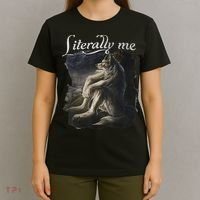 Sitting Wolf Literally Me Wolf Funny Dank Meme T-Shirt thumb 4