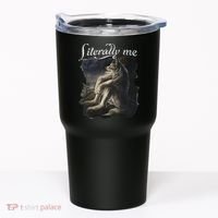 Sitting Wolf Literally Me Wolf Funny Dank Meme Tumbler thumb 0