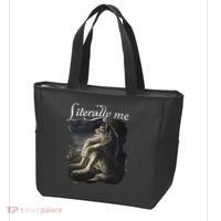 Sitting Wolf Literally Me Wolf Funny Dank Meme Tote Bag thumb 3