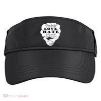Stick With Love Quote Martin Luther King Jr Day Gift Adult Drive Performance Visor thumb 0