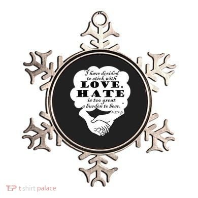 Stick With Love Quote Martin Luther King Jr Day Gift Ornament