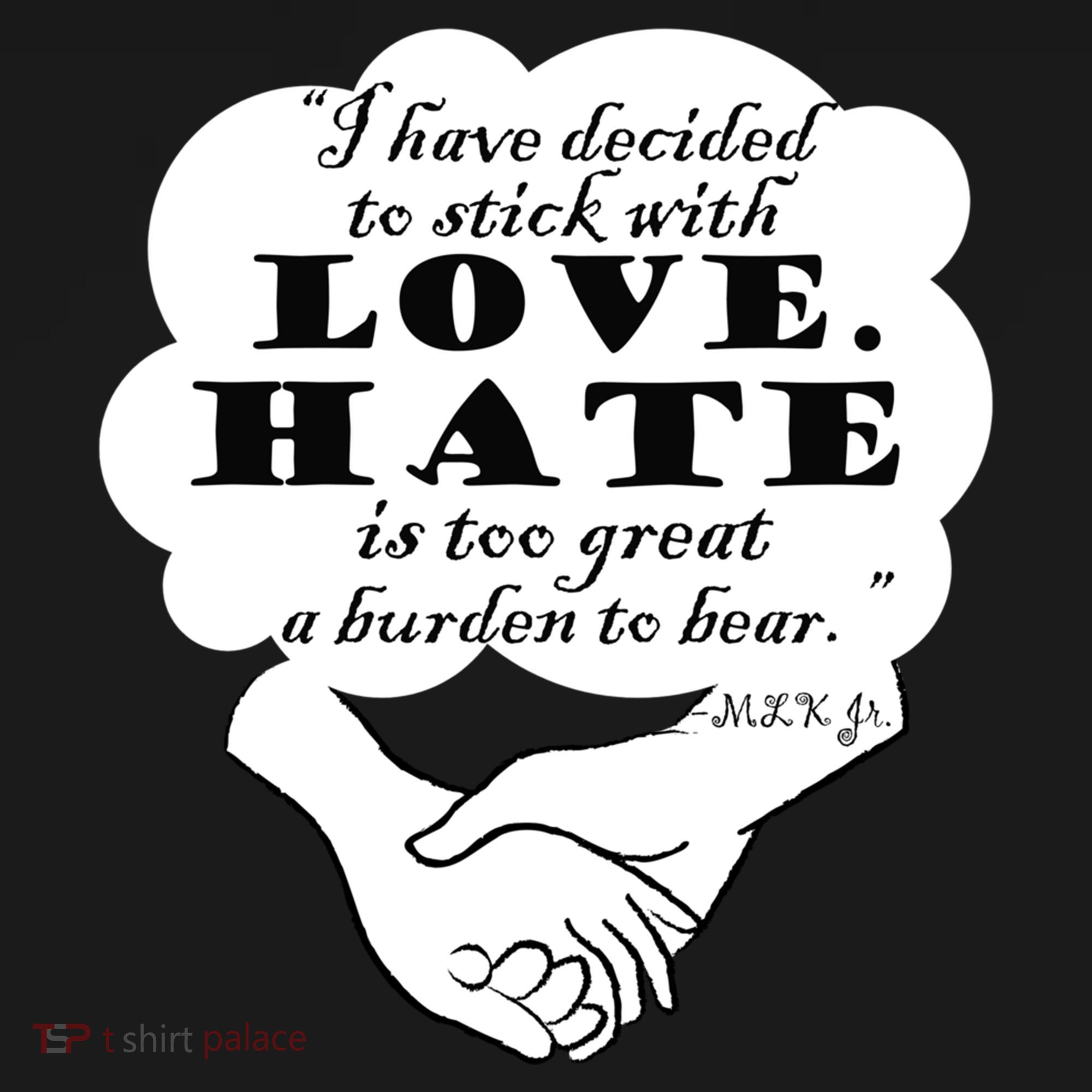 Stick With Love Quote Martin Luther King Jr Day Gift Ornament
