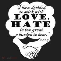 Stick With Love Quote Martin Luther King Jr Day Gift Hat thumb 2