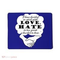 Stick With Love Quote Martin Luther King Jr Day Gift Mousepad thumb 0