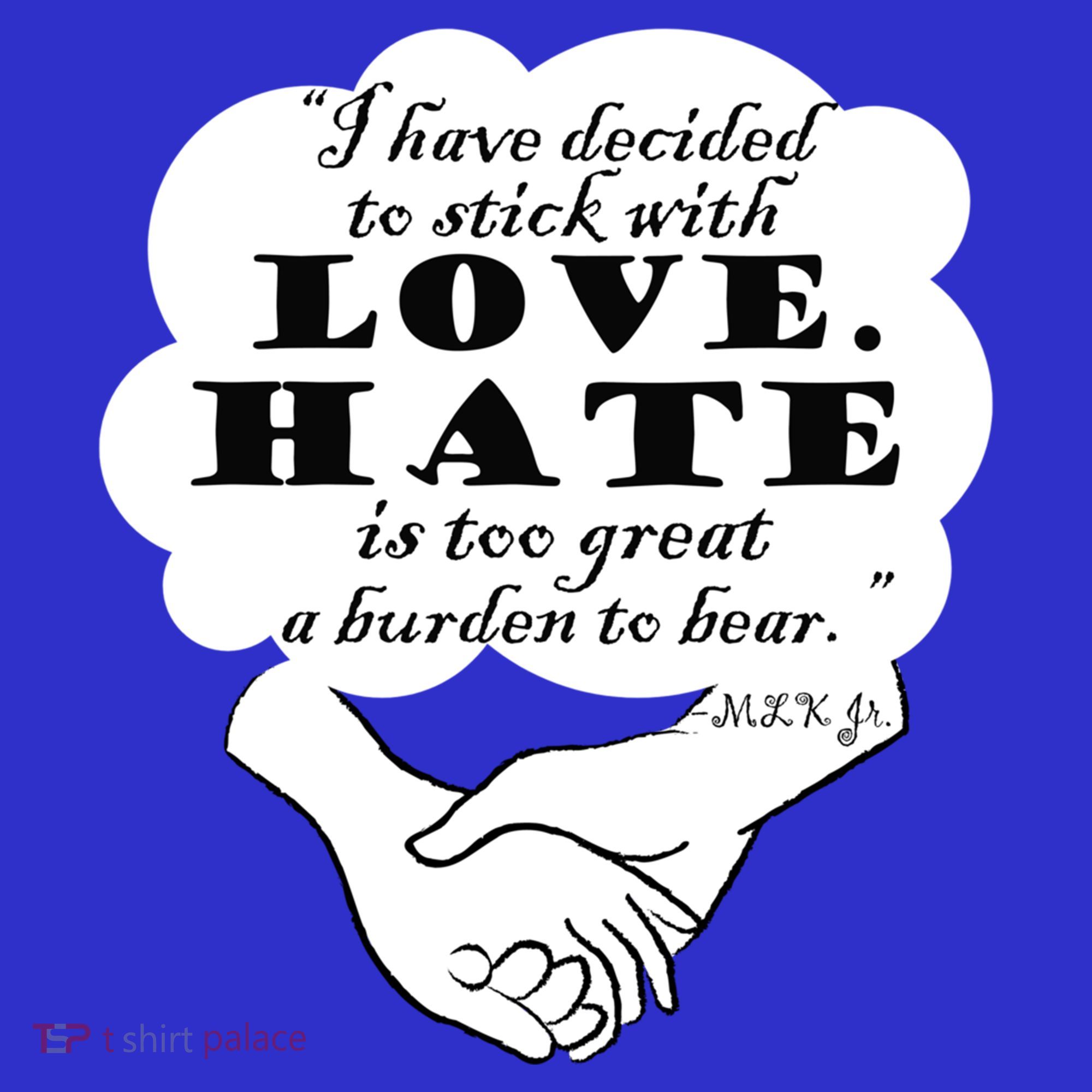 Stick With Love Quote Martin Luther King Jr Day Gift Mousepad