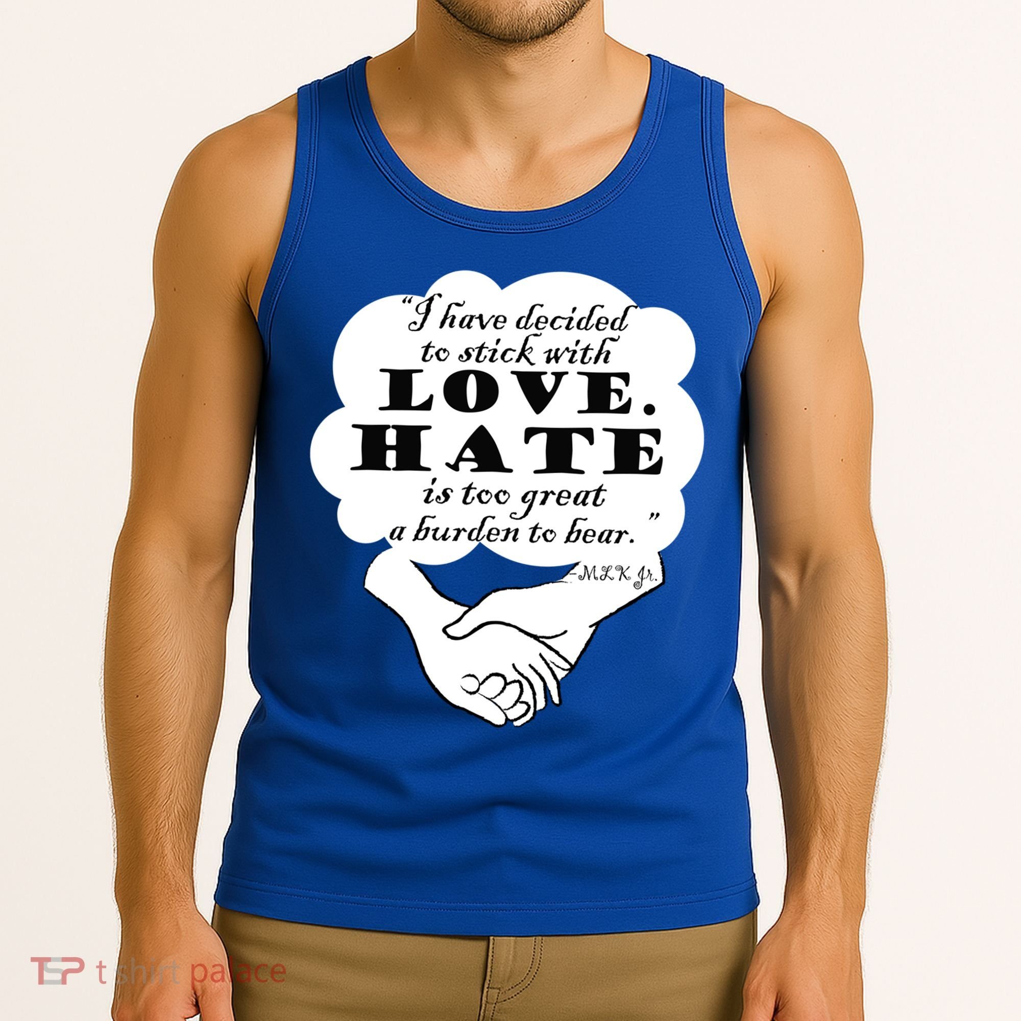 Stick With Love Quote Martin Luther King Jr Day Gift Tank Top