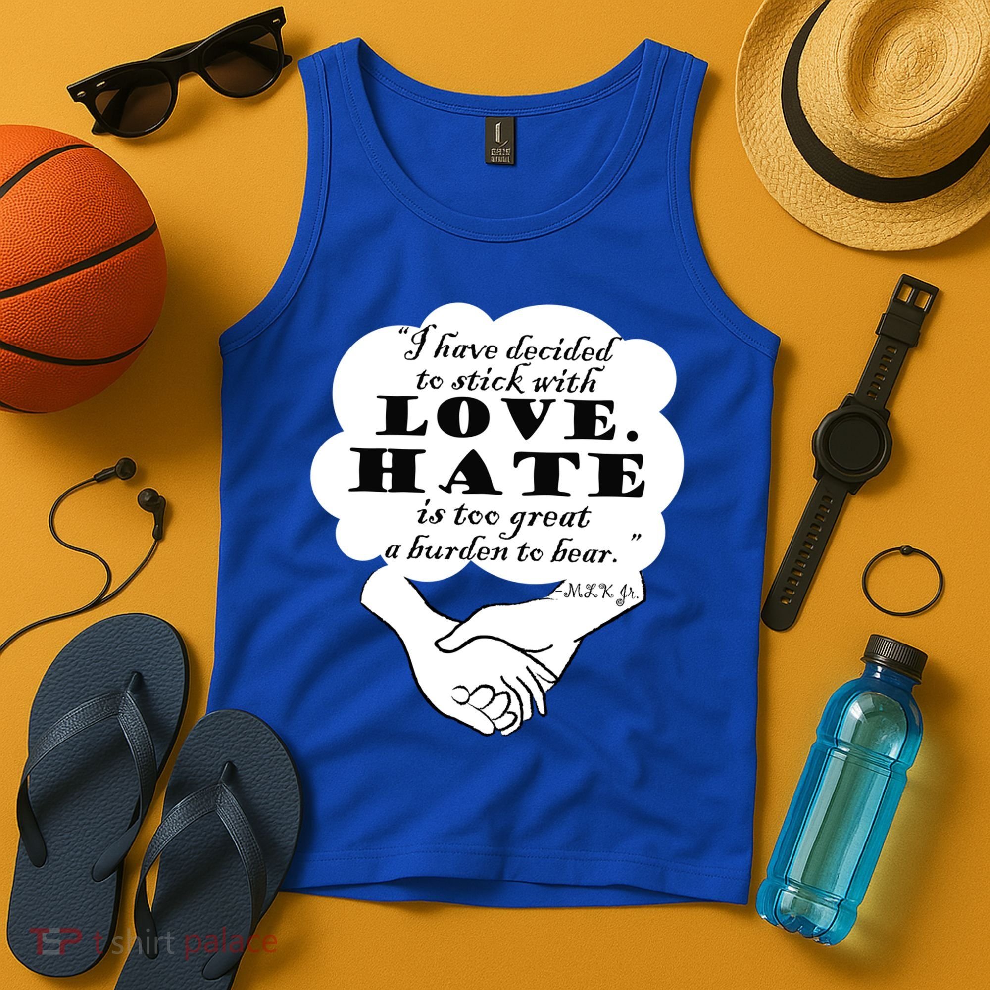 Stick With Love Quote Martin Luther King Jr Day Gift Tank Top