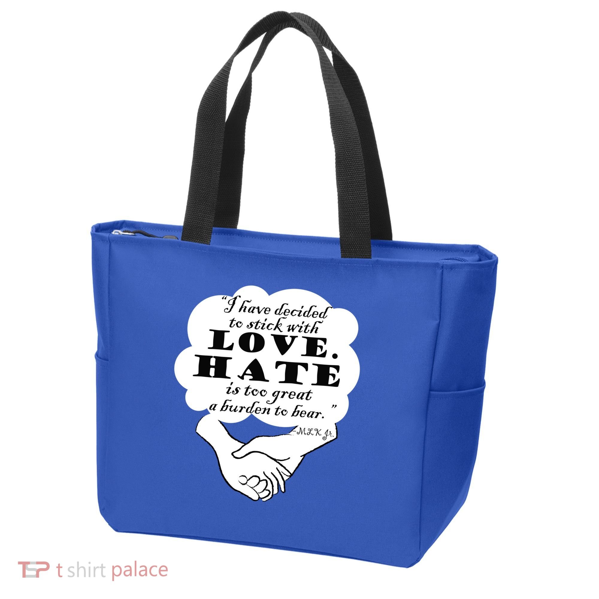 Stick With Love Quote Martin Luther King Jr Day Gift Tote Bag