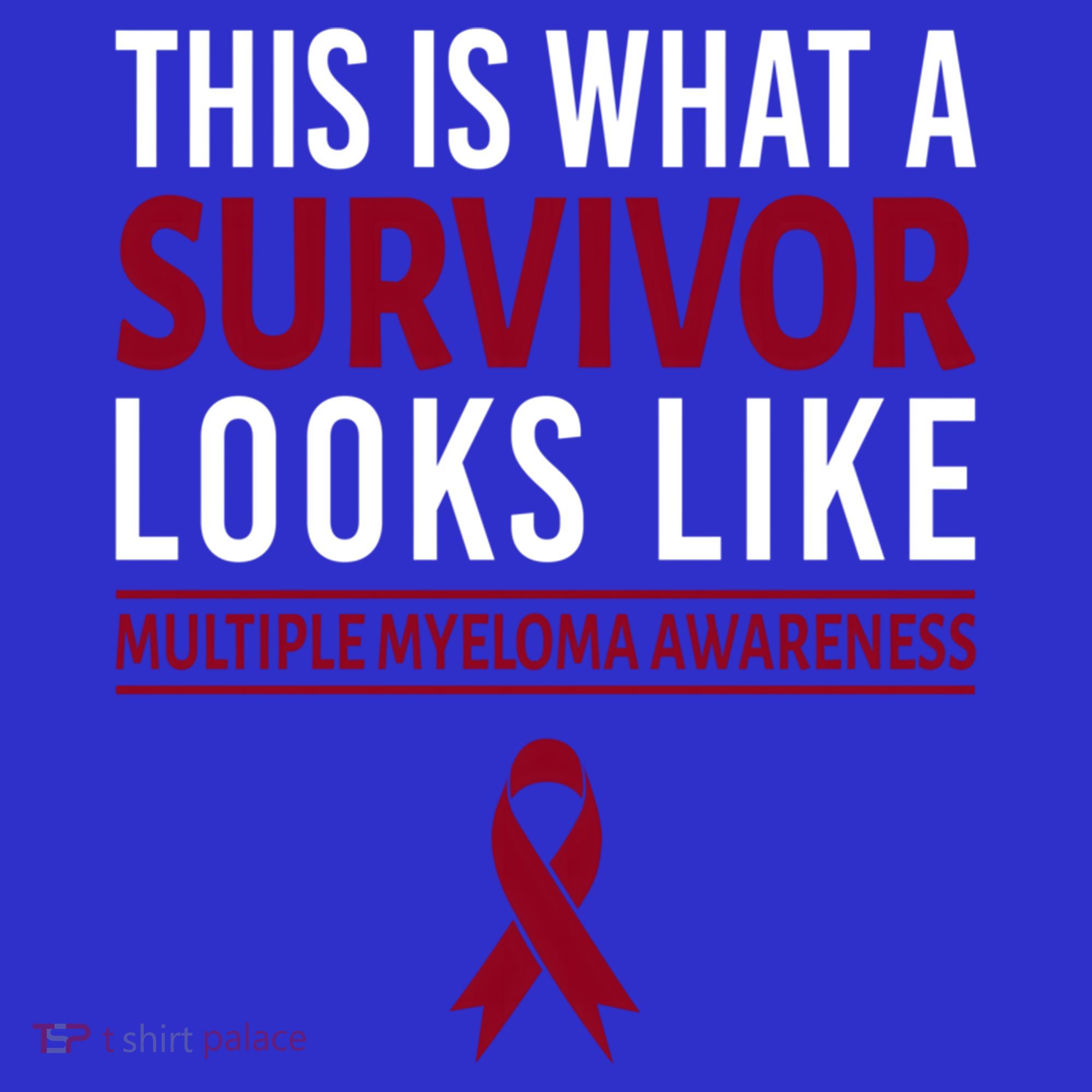 Survivor Warrior Multiple Myeloma Awareness Burgundy Ribbon Gift Women's Tank Top