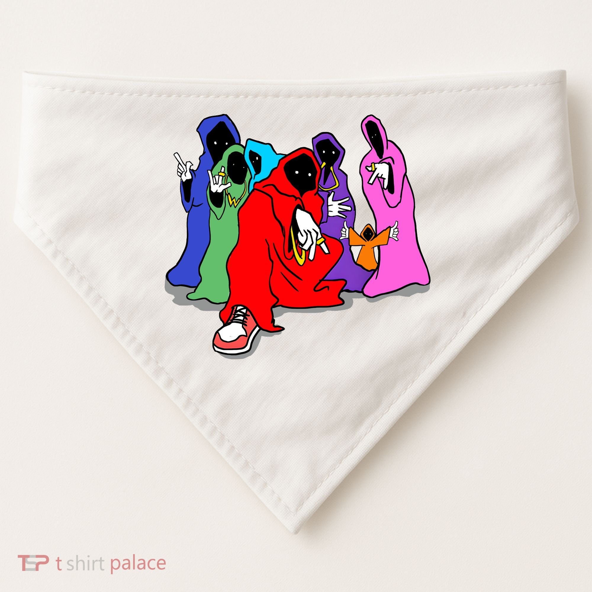 Shadow Wizard Money Gang We Love Casting Spells Funny Meme Shadow Wizard USA-Made Doggie Bandana