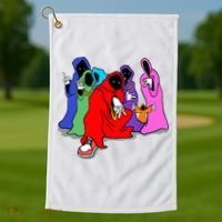 Shadow Wizard Money Gang We Love Casting Spells Funny Meme Shadow Wizard Golf Towel thumb 1