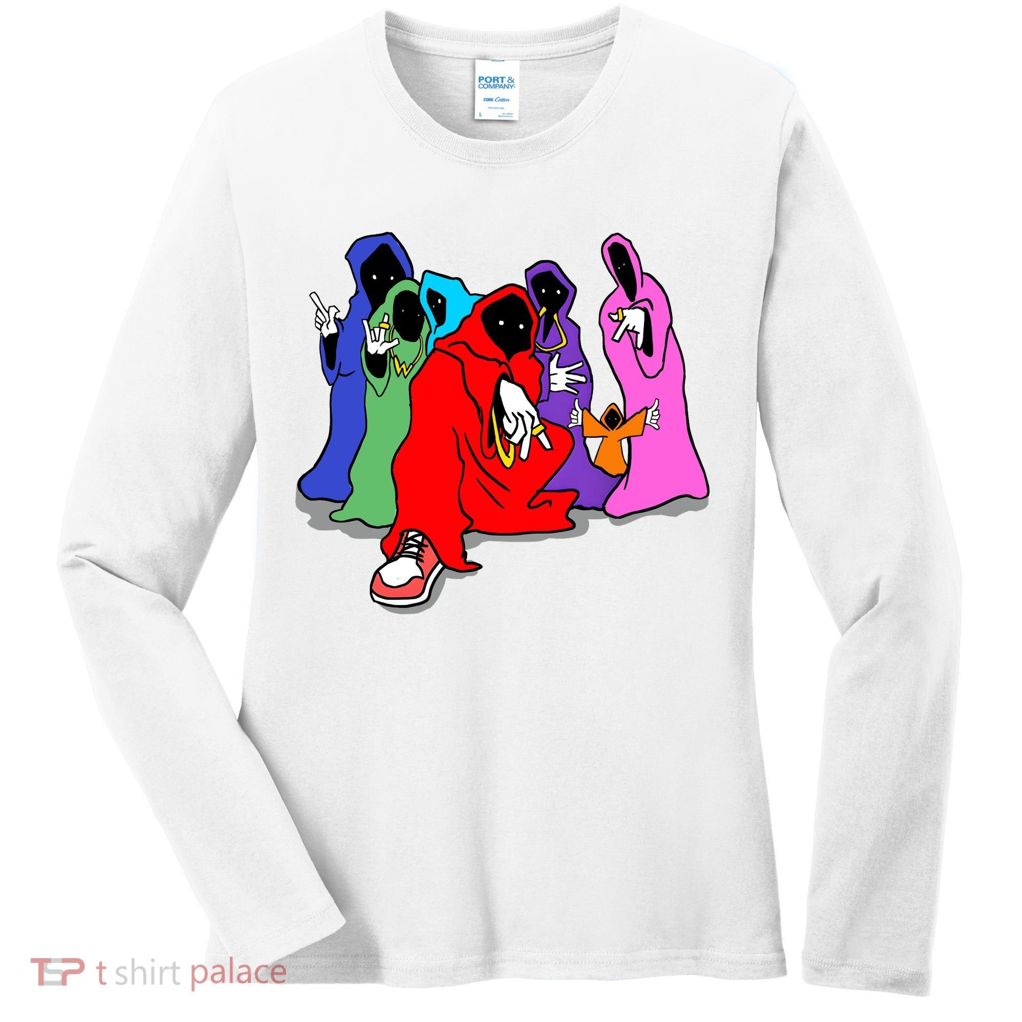 Shadow Wizard Money Gang We Love Casting Spells Funny Meme Shadow Wizard Women's Long Sleeve Shirt