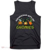 Shenanigans With My Gnomies St Patrick's Day Gnome Shamrock Tank Top thumb 0