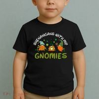 Shenanigans With My Gnomies St Patrick's Day Gnome Shamrock Toddler T-Shirt thumb 2